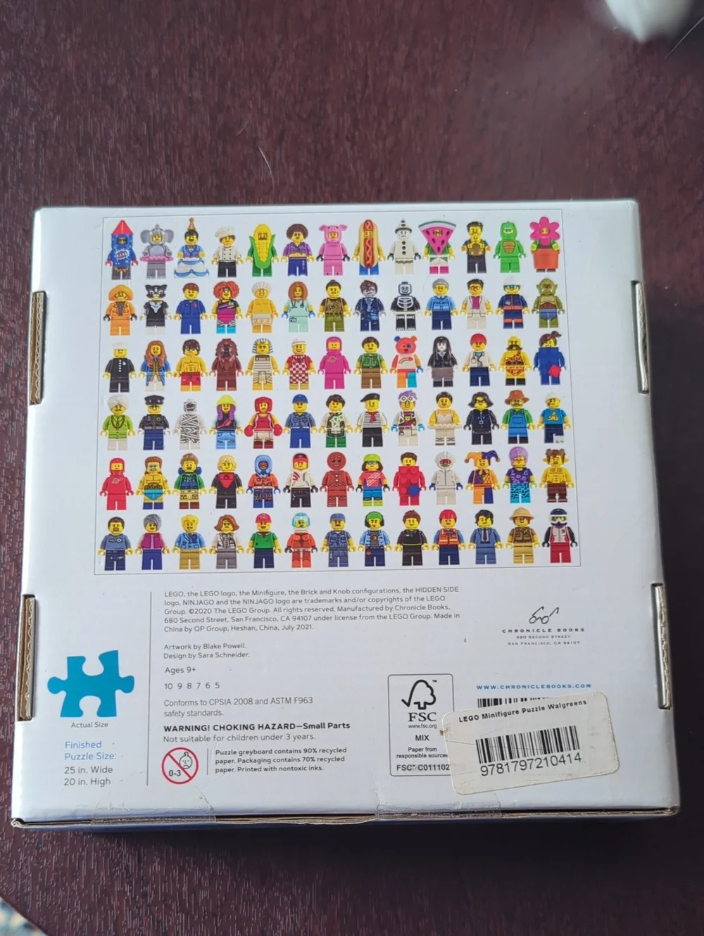 LEGO Minifigure 1000 Piece Puzzle Never Opened